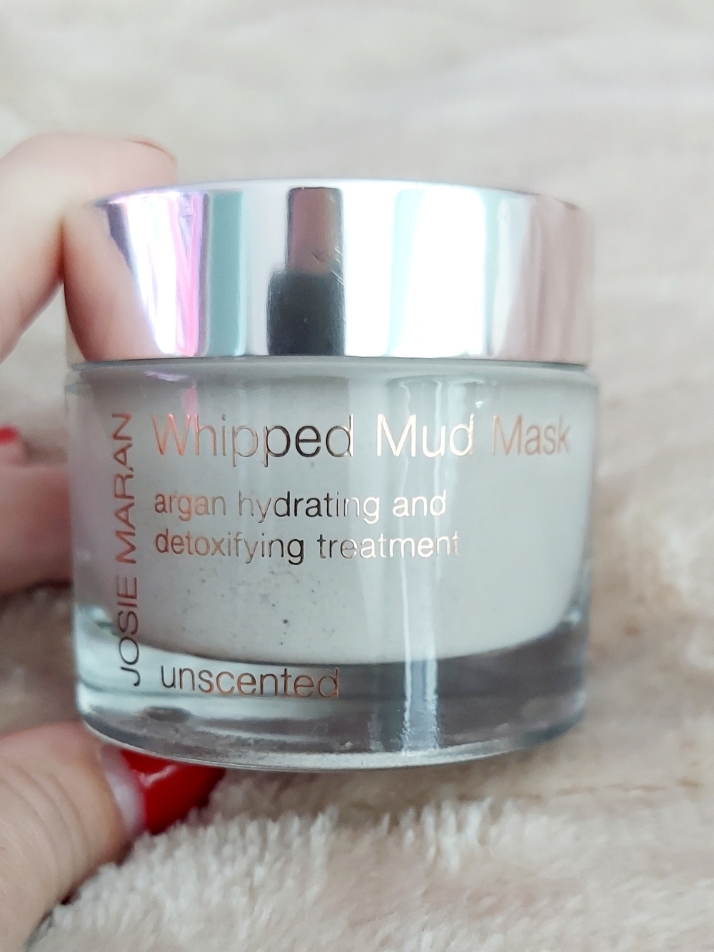 Josie Maran Whipped Mud Mask Unscented 1.7FL NWT Luxury Skincare Cottagecore